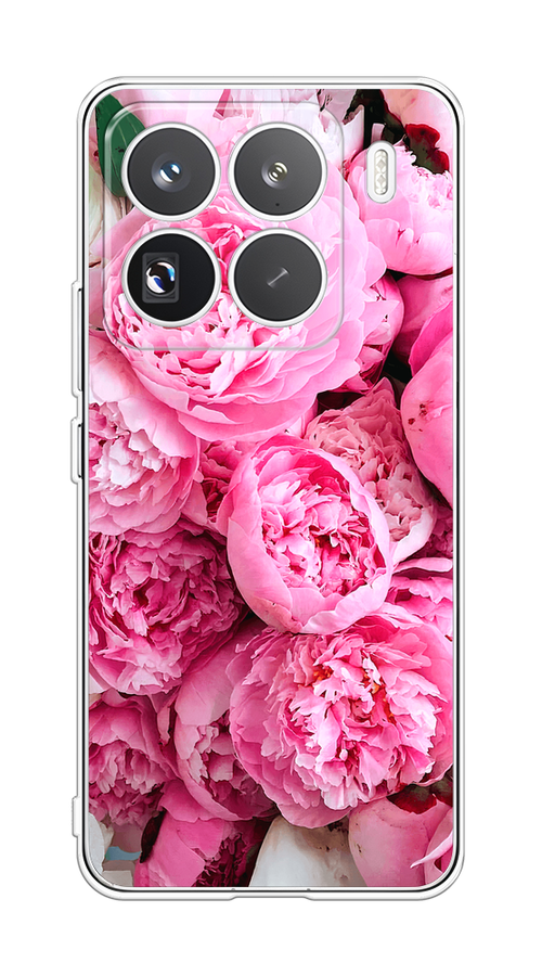 

Чехол на Xiaomi 15 Pro Розовые пионы, Бежевый;розовый, 323750-1