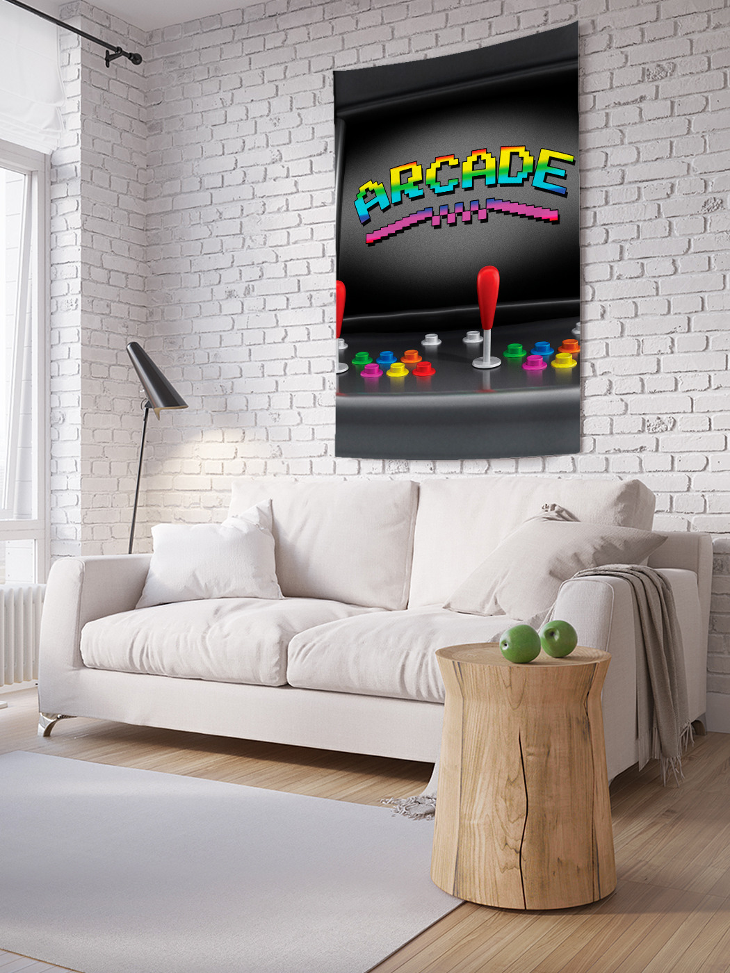 фото Вертикальное фотопанно на стену joyarty "игровой автомат", 100x150 см