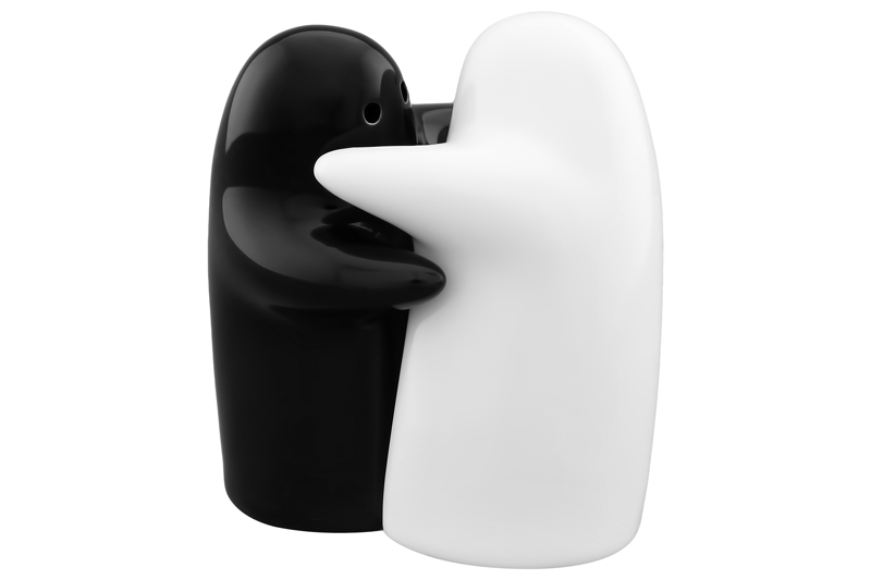 

Набор для специй 7,5х5х8 см Elan Gallery Черно-белые солонка и перечница, Черный;белый