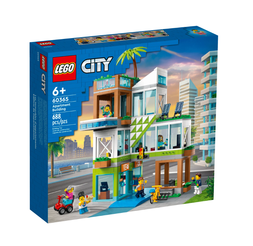 Конструктор LEGO City Многоквартирный дом, 688 деталей, 60365 конструктор lego city многоквартирный дом 688 деталей 60365