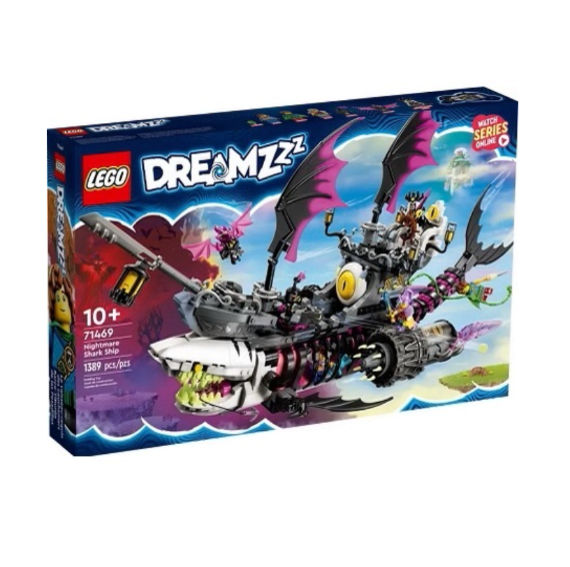 Конструктор LEGO DREAMZzz Кошмарный корабль-акула, 71469 конструктор lego viking ship and the midgard serpent 31132