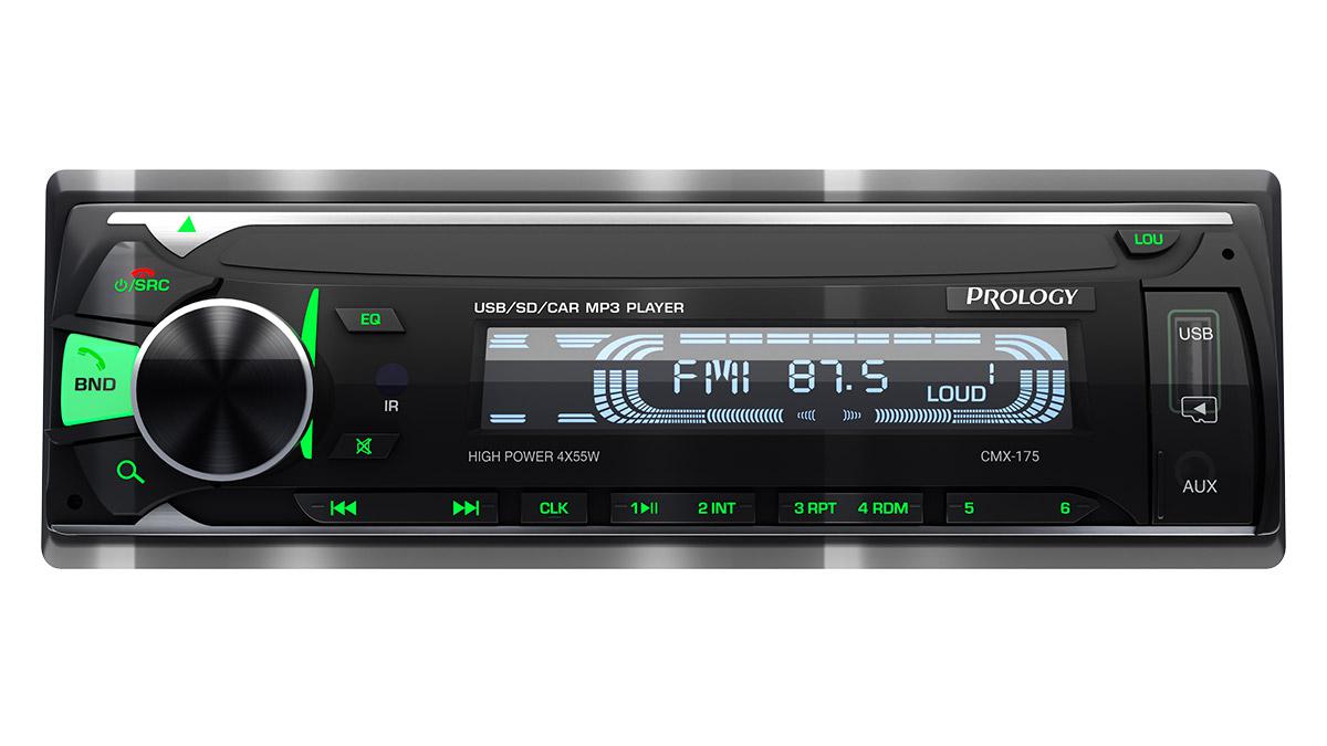 Автомагнитола PROLOGY CMX-175 Тип устройства: FM SD/USB ресивер с Bluetooth без CD