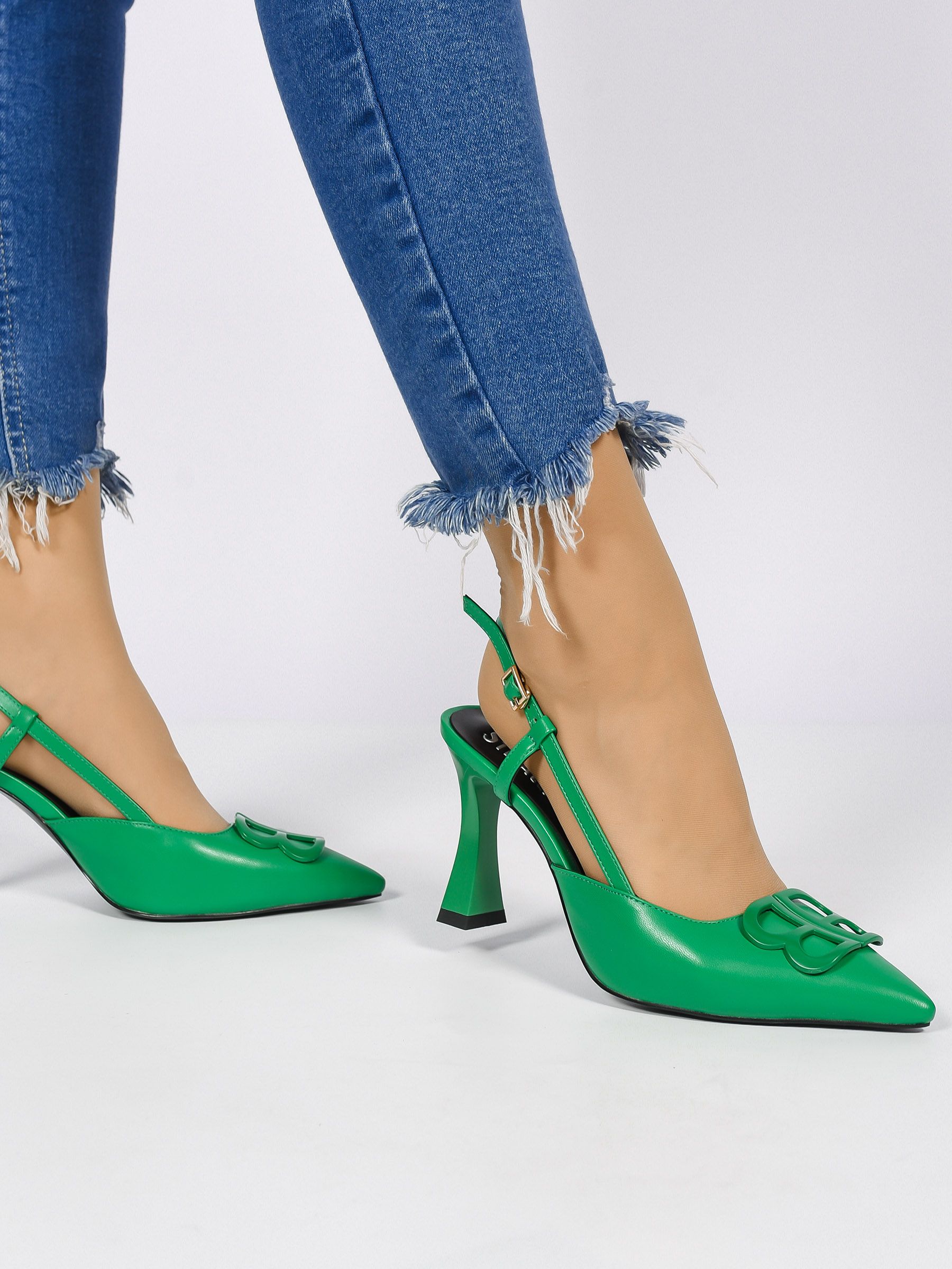 Туфли женские STIVALLI PU-65-7 зеленые 41 RU