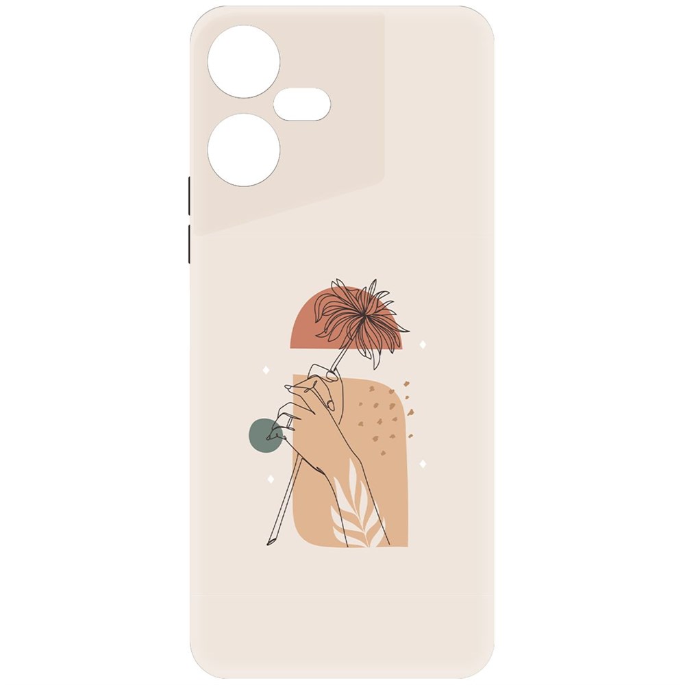 

Чехол-накладка Krutoff Soft Case Романтика для TECNO Pova Neo 3 черный