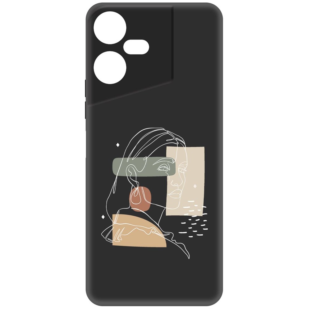 

Чехол-накладка Krutoff Soft Case Уверенность для Tecno Pova Neo 3 черный