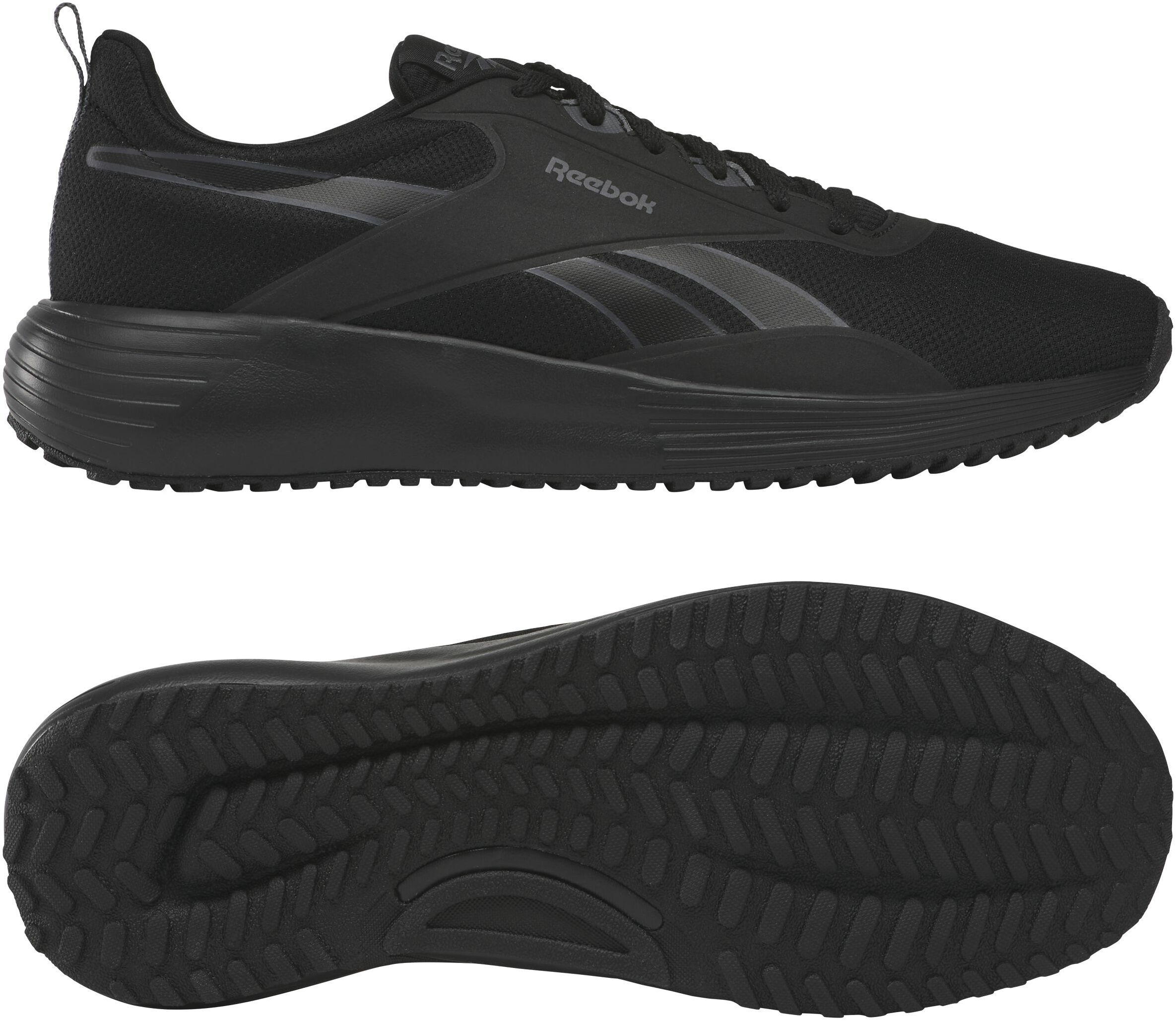 

Кроссовки мужские Reebok Lite Plus 4 черные 10.5 US, Черный, Lite Plus 4