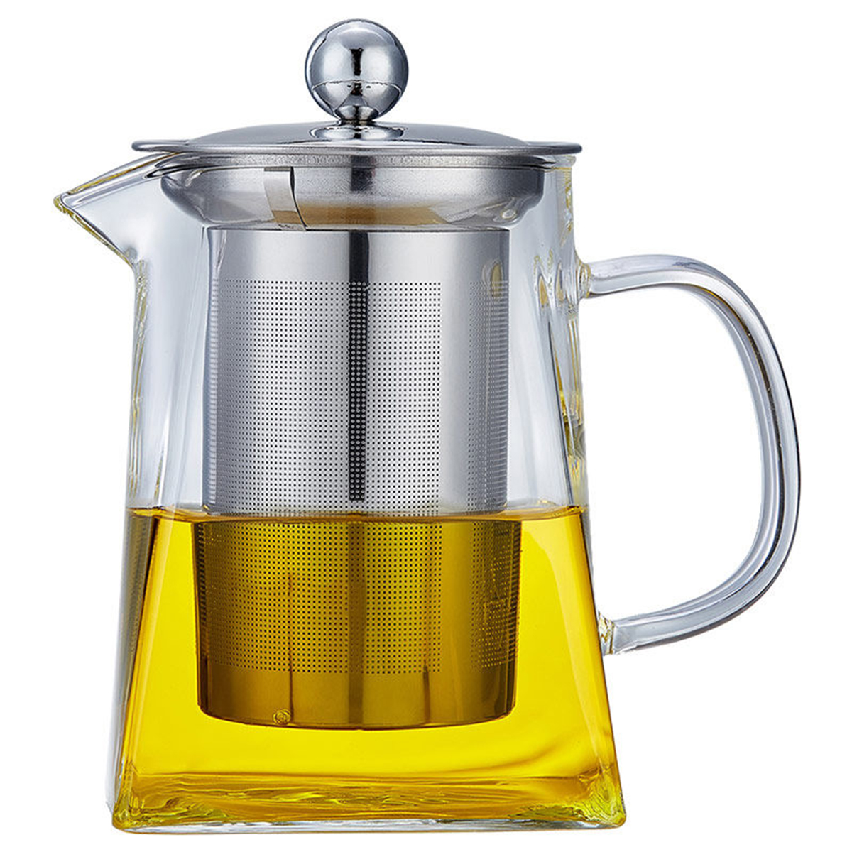 фото Заварочный чайник, из термостойкого стекла, 550 мл, 11х8,2х8,2 см, marma mm-tpt-19