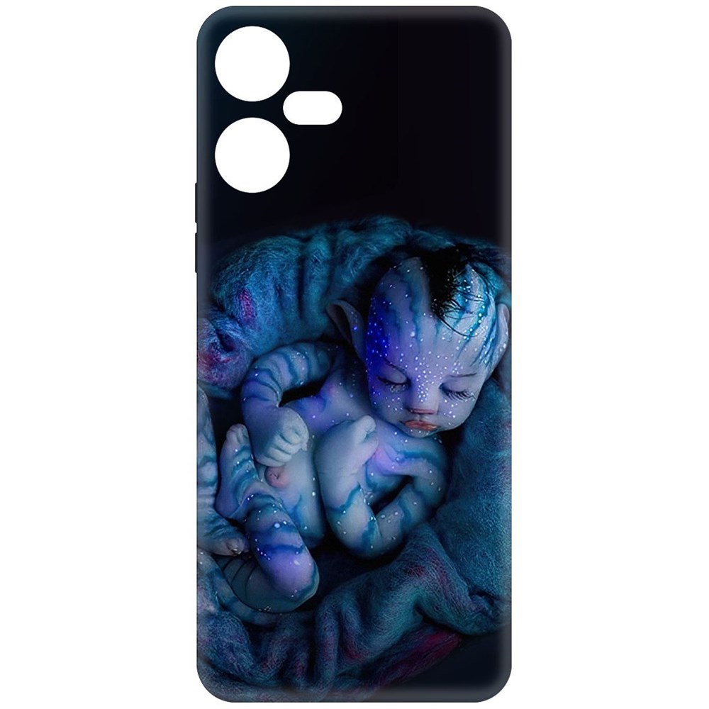 

Чехол-накладка Krutoff Soft Case Аватар - Малышка для Tecno Pova Neo 3 черный