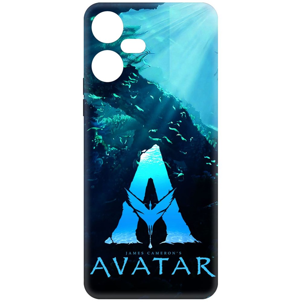

Чехол-накладка Krutoff Soft Case Аватар - Цветное лого для Tecno Pova Neo 3 черный