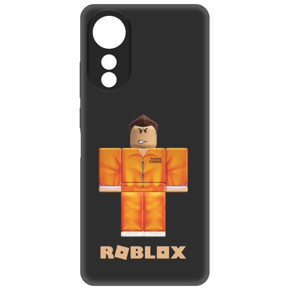 

Чехол-накладка Krutoff Soft Case Roblox-Заключенный для Oppo A78 4G черный