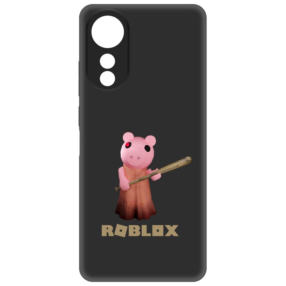 

Чехол-накладка Krutoff Soft Case Roblox-Пигги для Oppo A78 4G черный