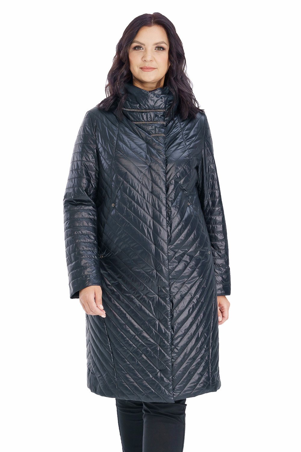 

Пальто женское OHARA MCV-20705 синее 52 RU, MCV-20705