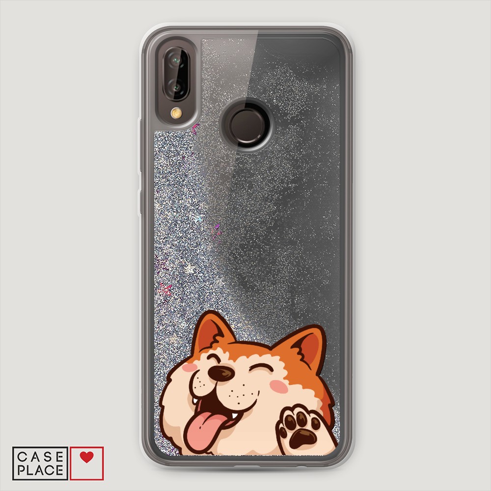 

Чехол Awog на Huawei P20 Lite/Nova 3E "Акита-ину машет", Разноцветный, 65691-1