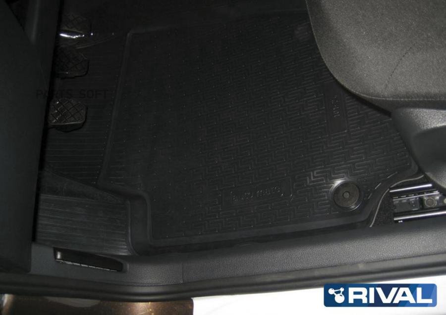 

Комплект Автомобильных Ковриков В Салон Volkswagen Polo V Седан 2010-2020, Полиуретан, С К
