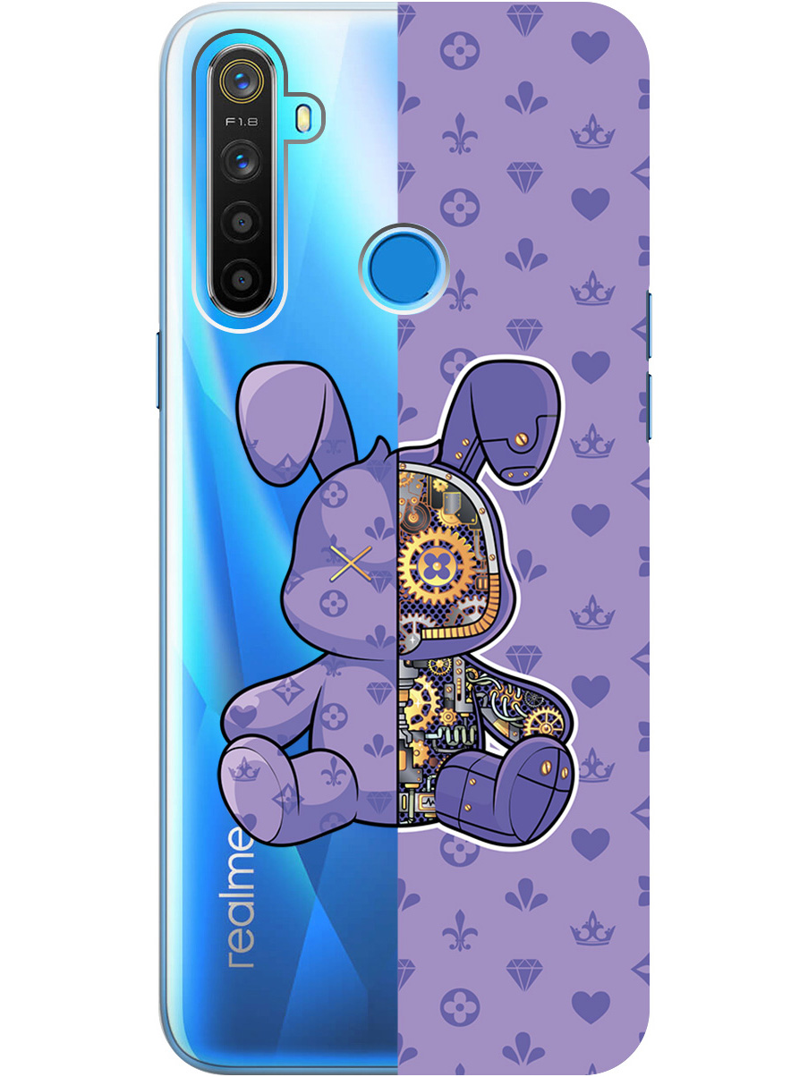 

Силиконовый чехол на realme 5 / 6i / C3 с принтом прозрачный 790167, 726149671
