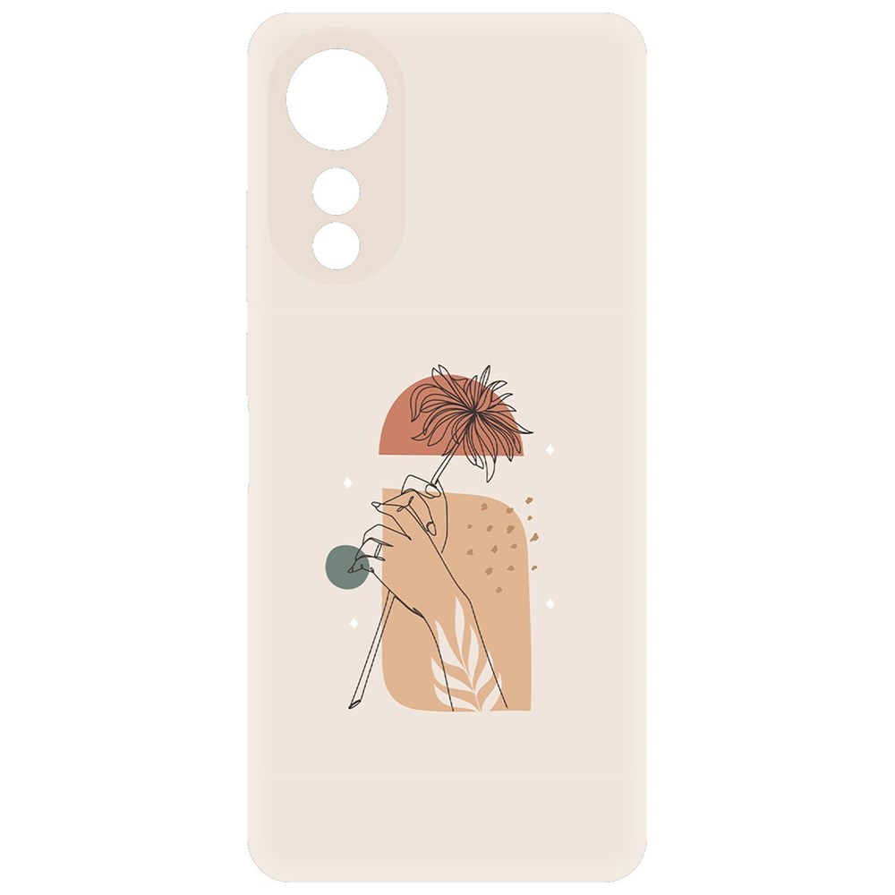 

Чехол-накладка Krutoff Soft Case Романтика для Oppo A78 4G черный