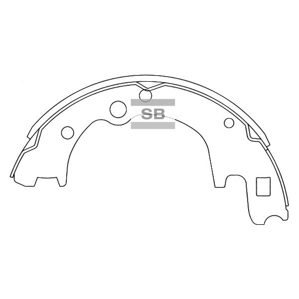 

Колодки Барабанные Mazda E2000/2200 Van 91>, Hyundai H100 2.4/2.5d 93-00 Sangsin br Sa045