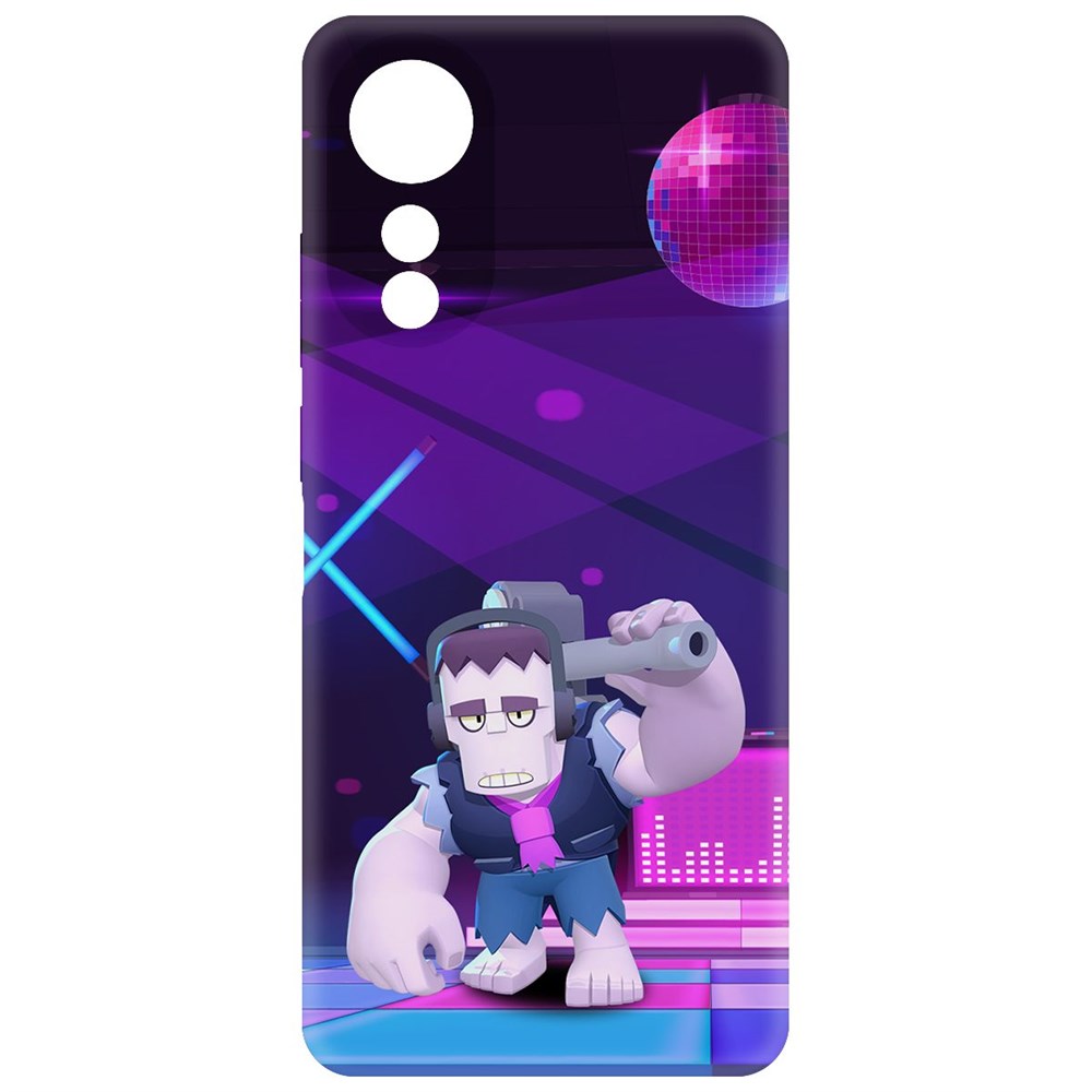 

Чехол-накладка Krutoff Soft Case Brawl Stars - Фрэнк для Oppo A78 4G черный