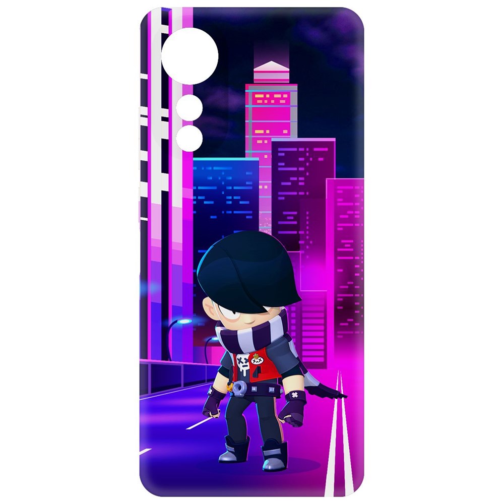 

Чехол-накладка Krutoff Soft Case Brawl Stars - Эдгар для Oppo A78 4G черный