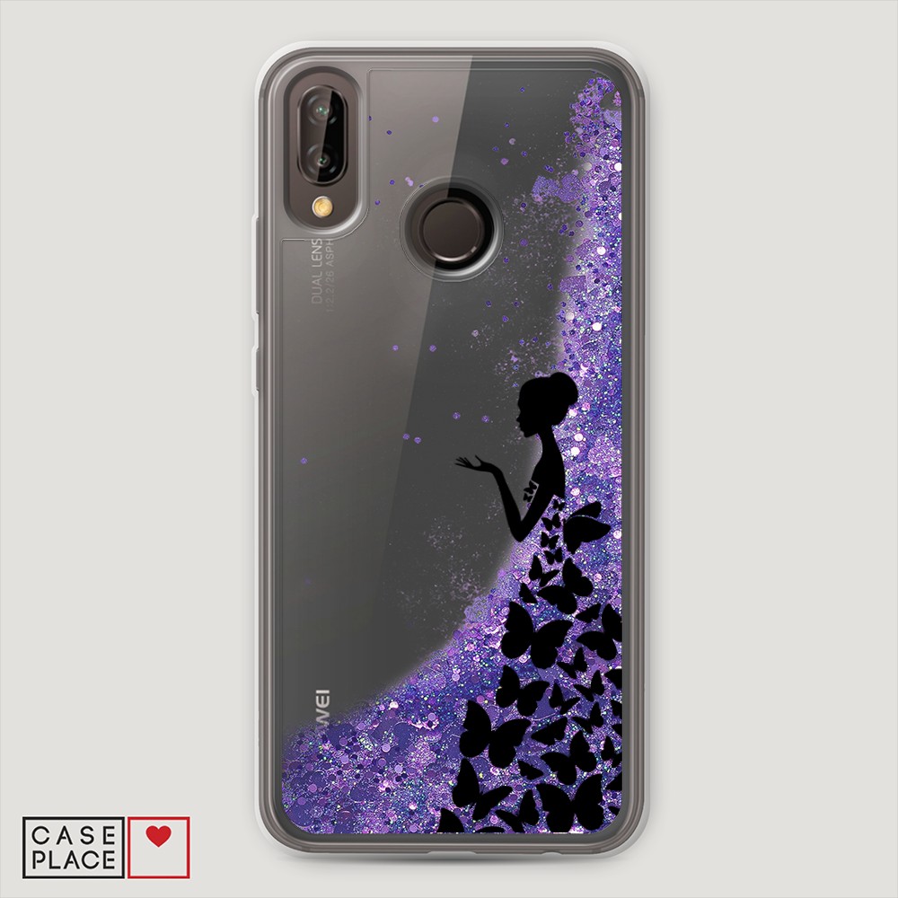 

Чехол Awog на Huawei P20 Lite/Nova 3E "Дама в бабочках", Разноцветный, 65692-1