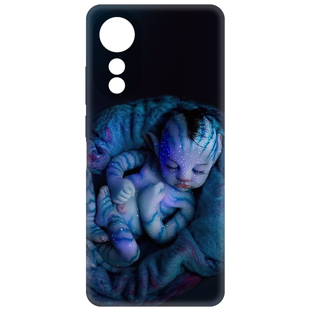 

Чехол-накладка Krutoff Soft Case Аватар - Малышка для Oppo A78 4G черный