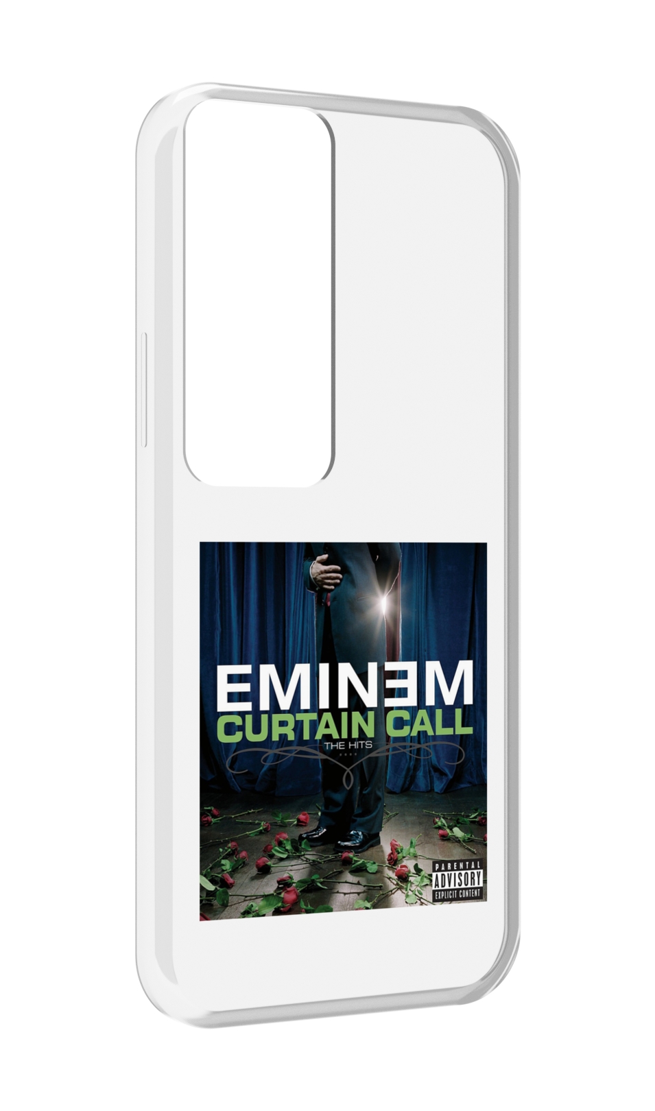 

Чехол MyPads Eminem CURTAIN CALL, THE HITS для Tecno Pova Neo 2, Прозрачный, Tocco
