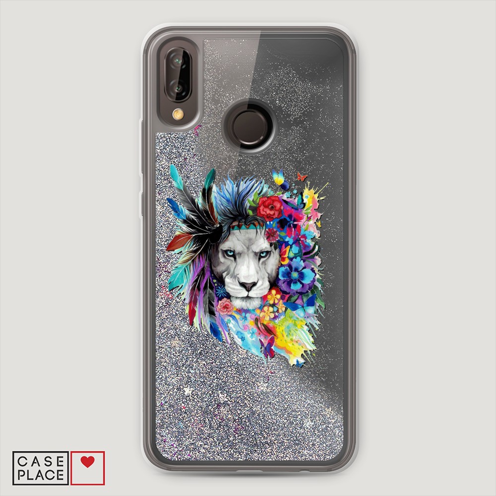 

Чехол Awog на Huawei P20 Lite/Nova 3E "Гавайский лев", Разноцветный, 65691-1