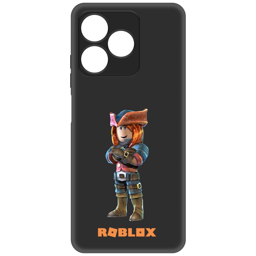 

Чехол-накладка Krutoff Soft Case Roblox-Эзебель для Realme C53 черный