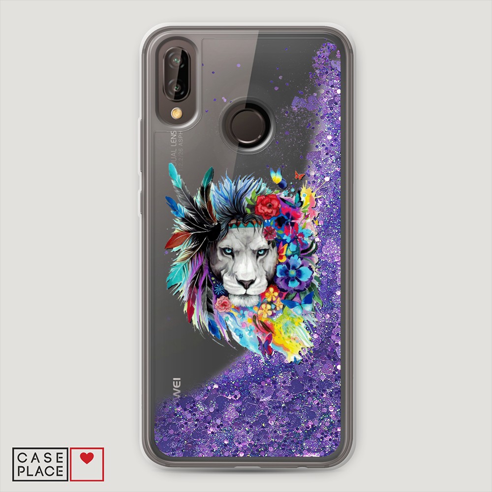 

Чехол Awog на Huawei P20 Lite/Nova 3E "Гавайский лев", Разноцветный, 65692-1