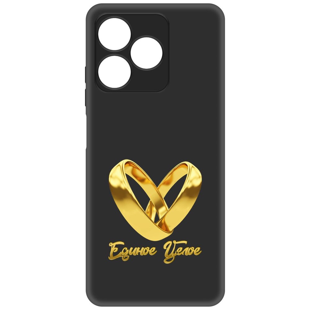 

Чехол-накладка Krutoff Soft Case Единое целое для Realme C53 черный