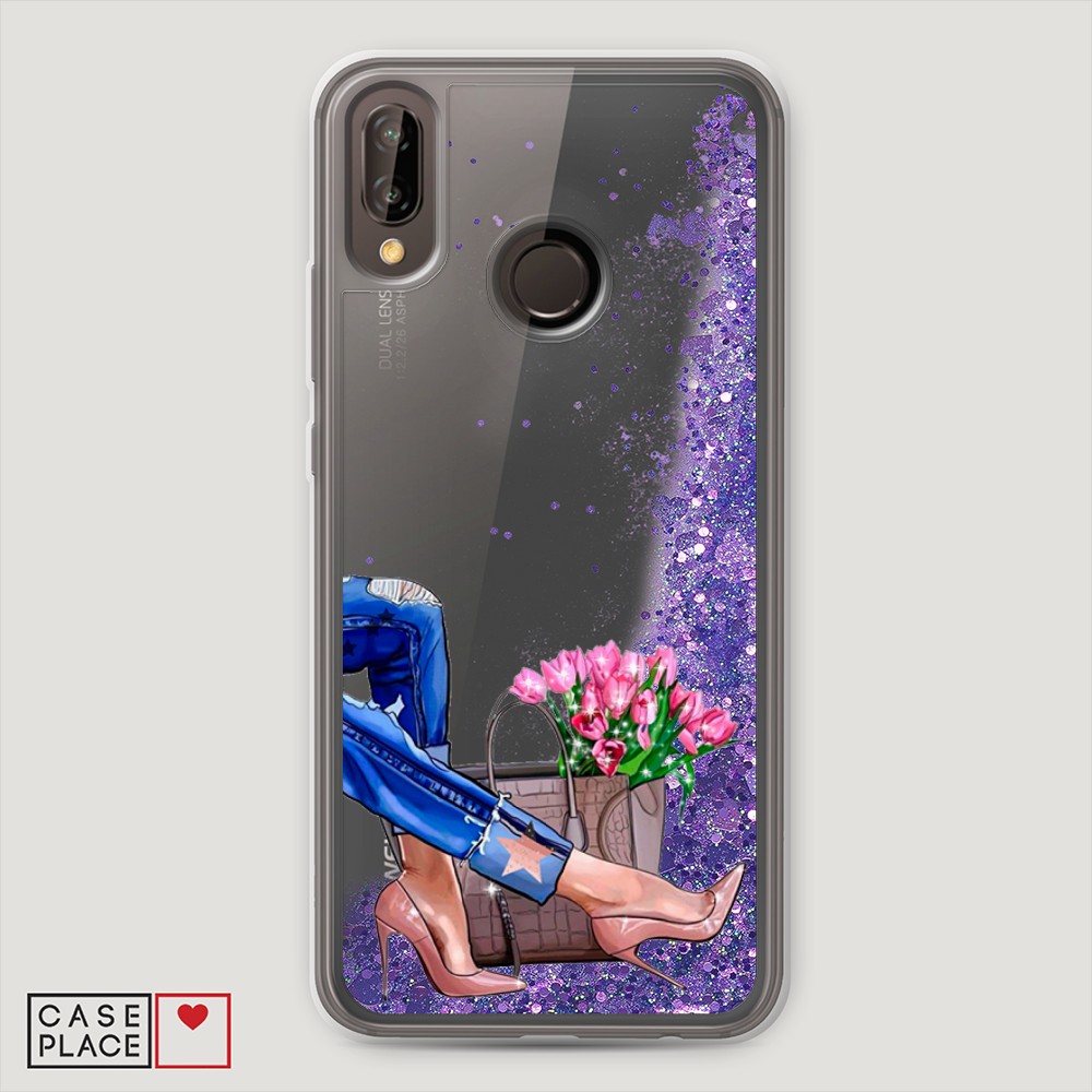 

Чехол Awog на Huawei P20 Lite/Nova 3E "Каблучки", Разноцветный, 65692-1