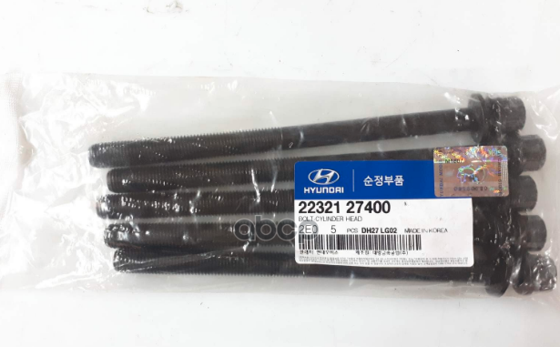 фото Болт гбц hyundai/kia 22321-27400 hyundai/kia hyundai-kia арт. 22321-27400