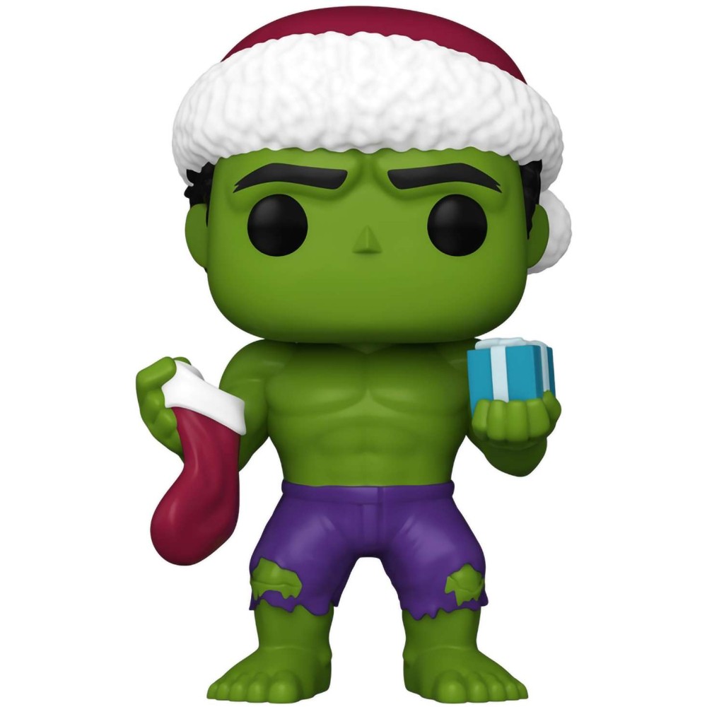 Фигурка Funko POP! Bobble Marvel Holiday Green Hulk (Exc) 74731 600017850542