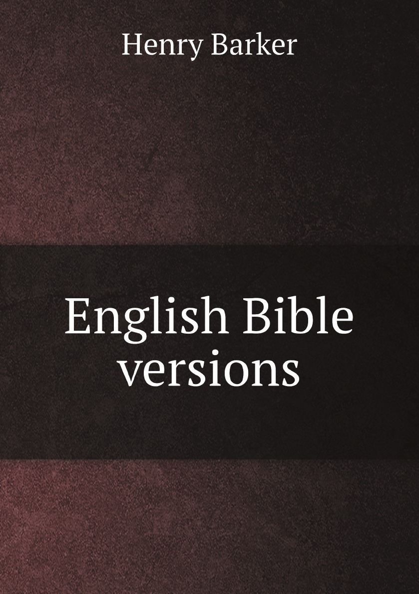 

English Bible versions