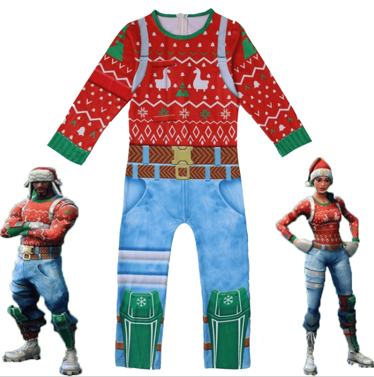 

Детский костюм Рождественский скин Фортнайт (Christmas Fortnite)
