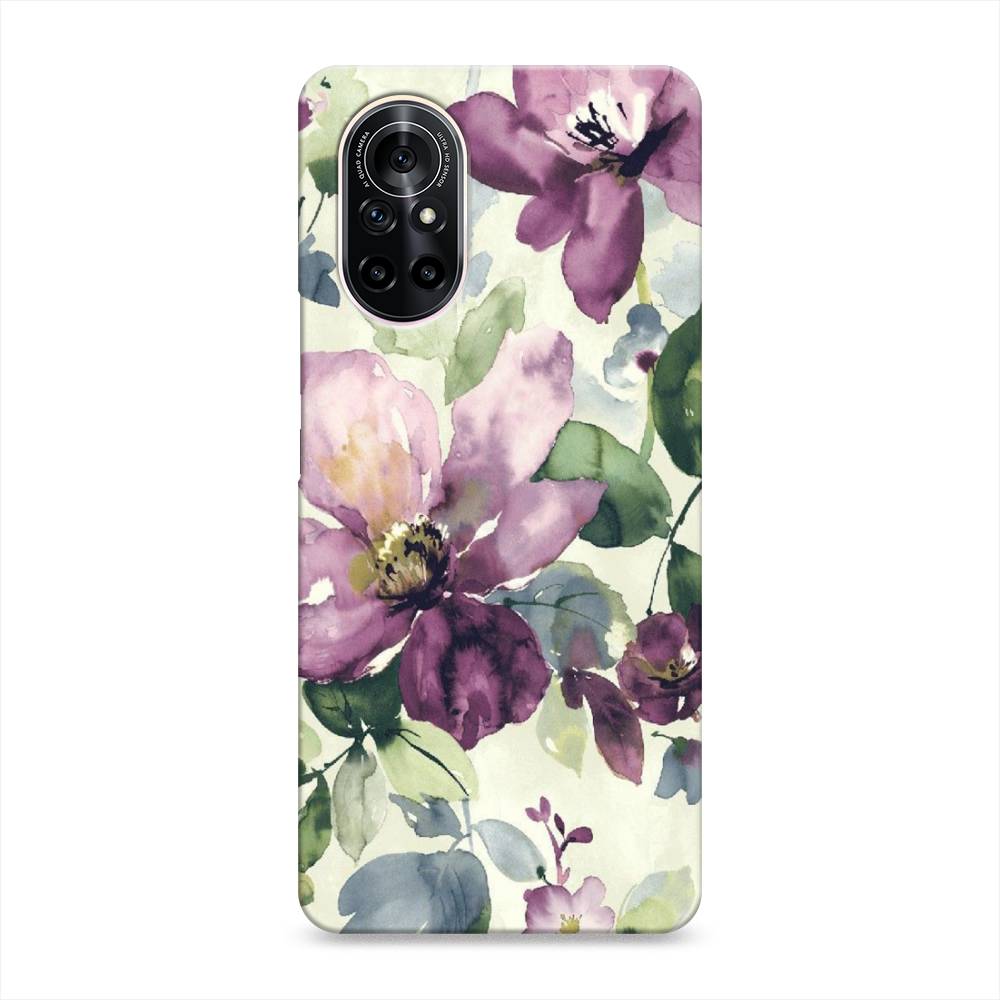 

Чехол Awog "Сиреневые цветы-акварель" для Huawei Nova 8, 6105720-7