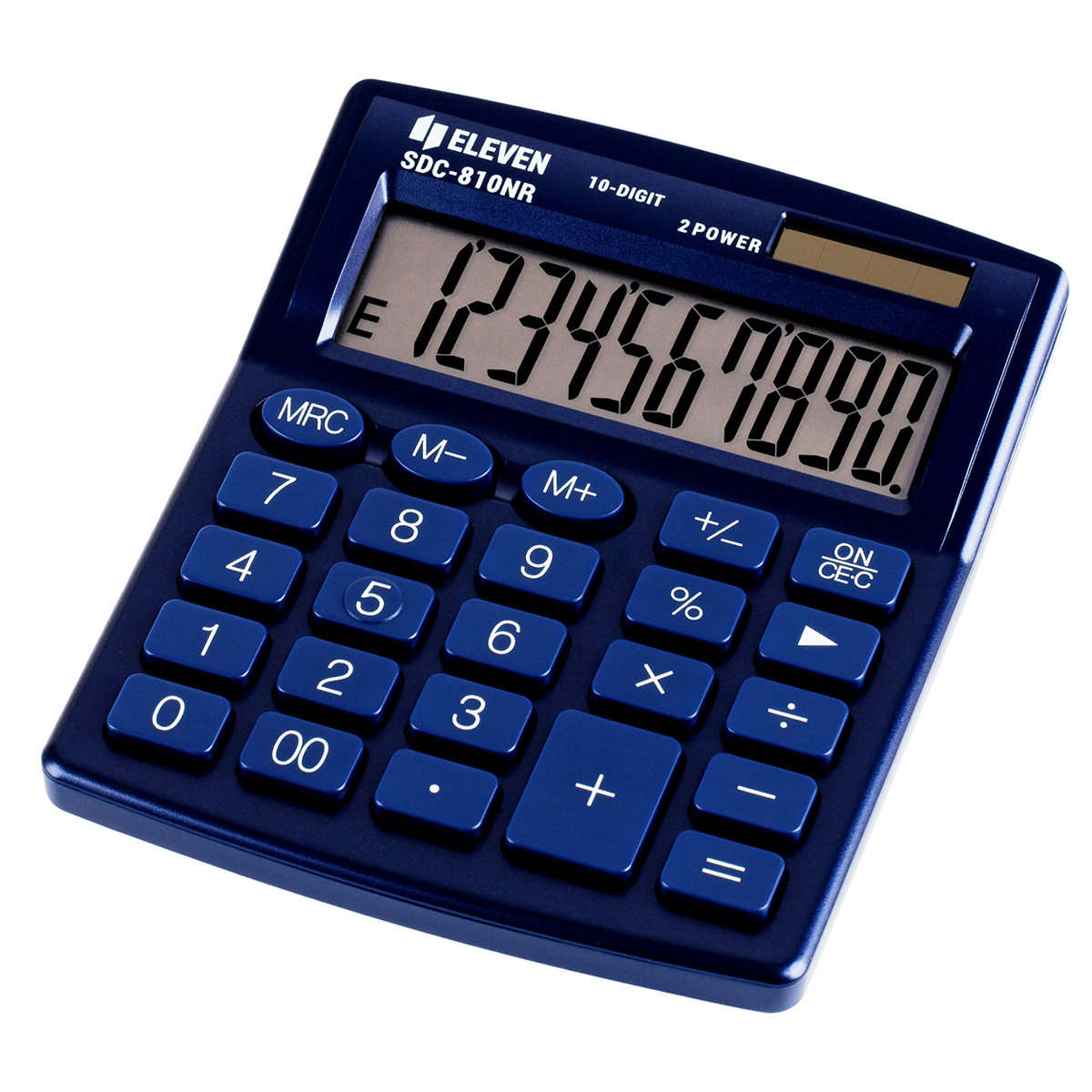 Калькулятор настольный Eleven SDC-810NR-NV, 10 разрядов, двойное питание, 127*105*21мм, т