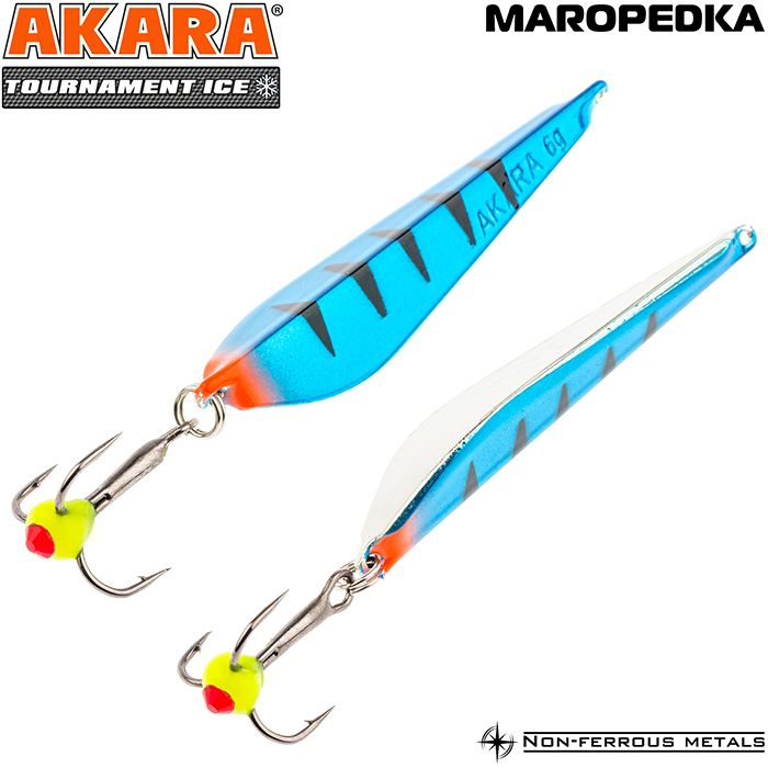 

Блесна Akara Tournament Ice ATI-MAR-45-30SIL маропедка 6 гр 45 мм, Tournament Ice