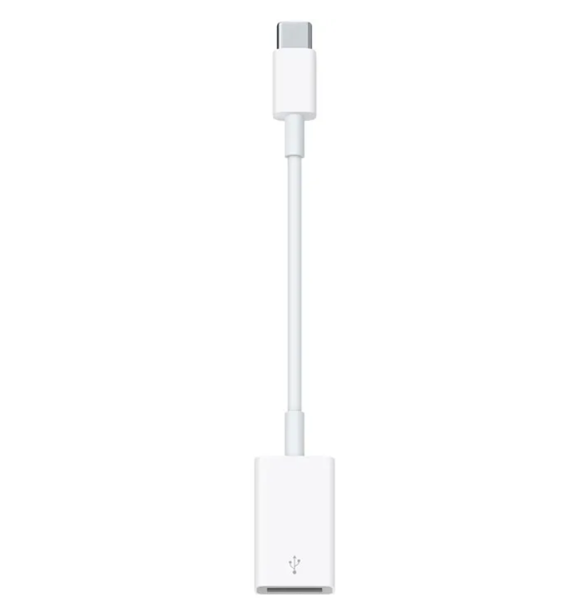 Переходник Apple A1632 USB Type-C m - USB f 011м MFI белый mj1m2fea 2490₽