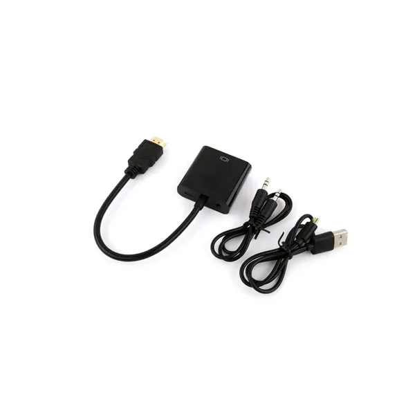 

Переходник Buro HDMI - VGA HDMI-M-VGA-F-WUSB Black, Черный, HDMI-M-VGA-F-WUSB