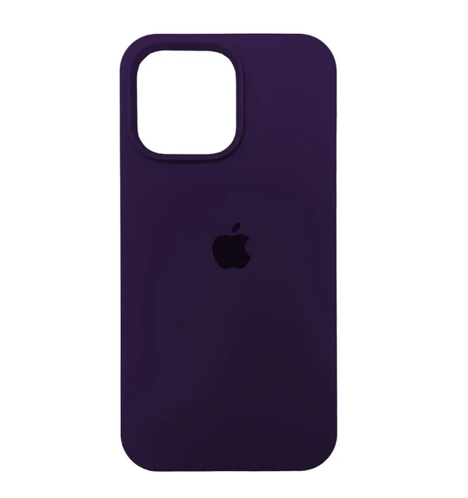 

Чехол iPhone 15 Silicon Сase APL WS (с лого), темно-фиолетовый № 20 (IS793351)