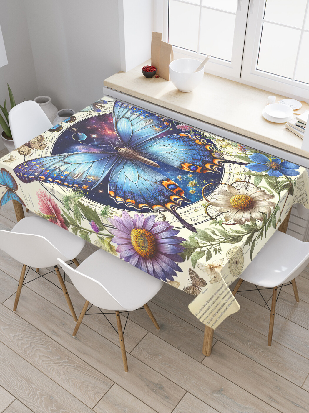 

Скатерть JoyArty Изучение бабочек 120х145, tc_sd1420_120x145, Синий, Изучение бабочек