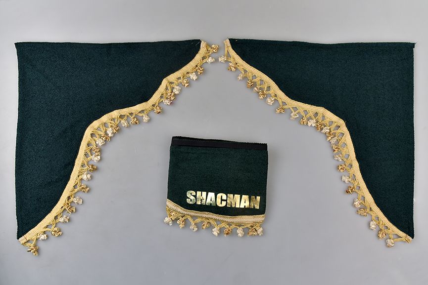

Ламбрекен SHACMAN Зеленый с золотым., Зеленый;золотистый