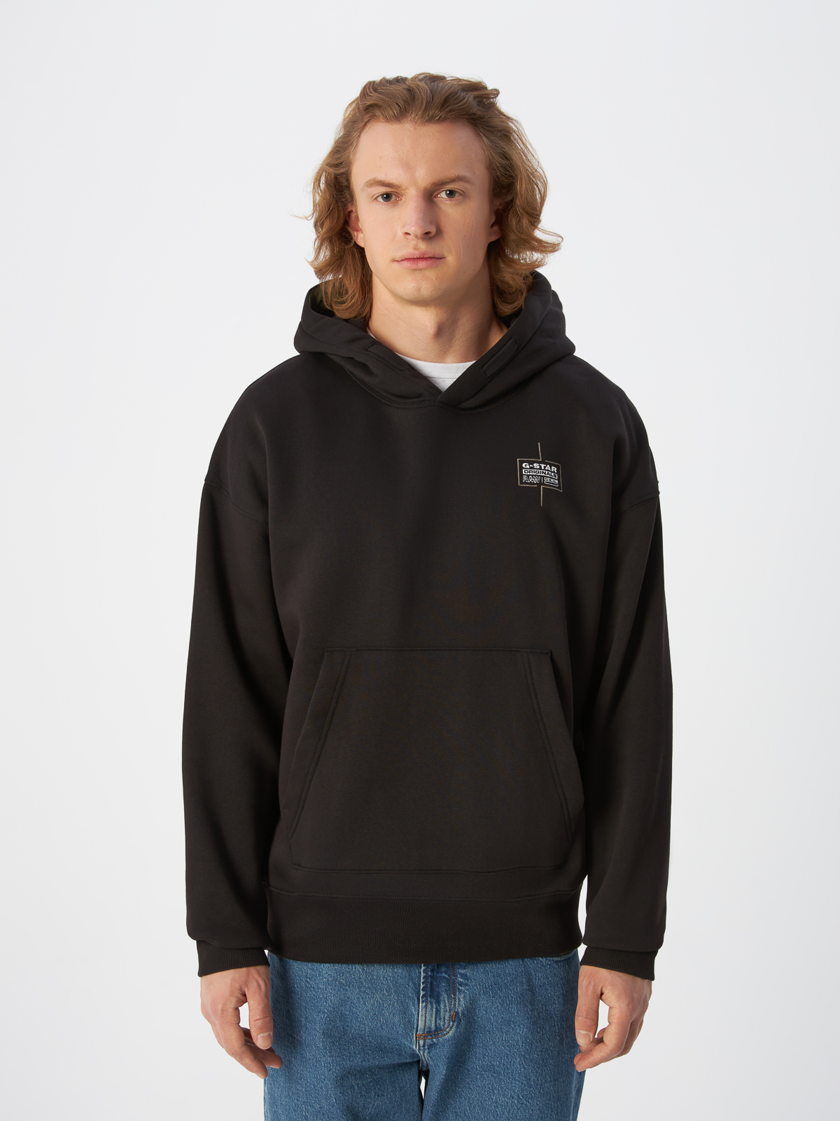 

Худи мужское G-Star Raw D21140-C235-6484 черное M, Черный, D21140-C235-6484