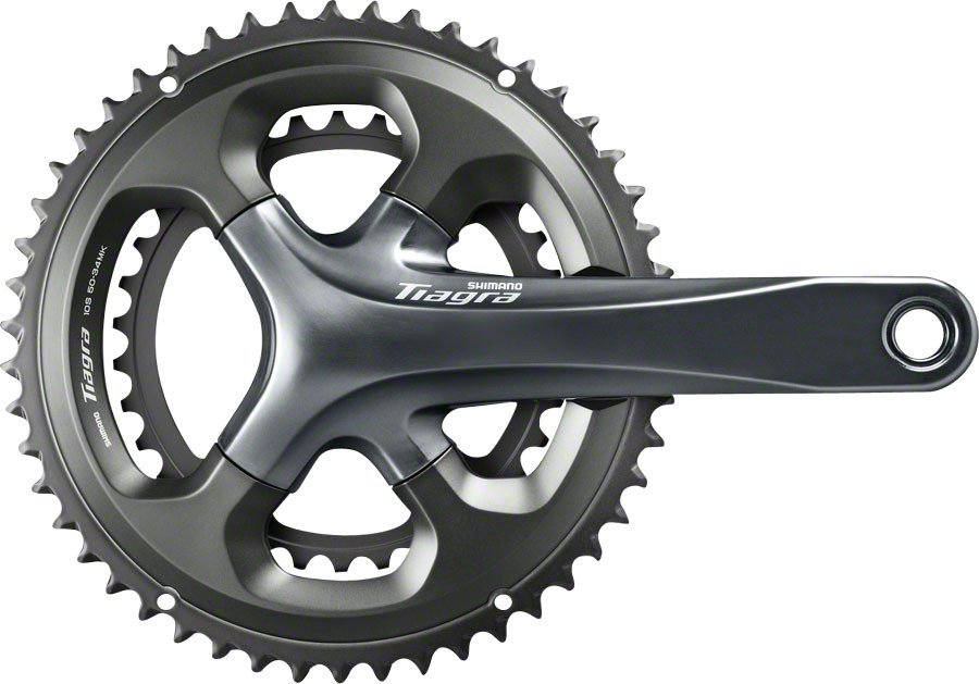 

Система Shimano Tiagra FC-4700 175мм 52/36T без каретк. 10ск., Черный