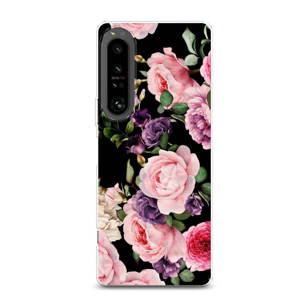 

Чехол Awog на Sony Xperia 1 IV "Пионы на черном", Разноцветный, 55150-8