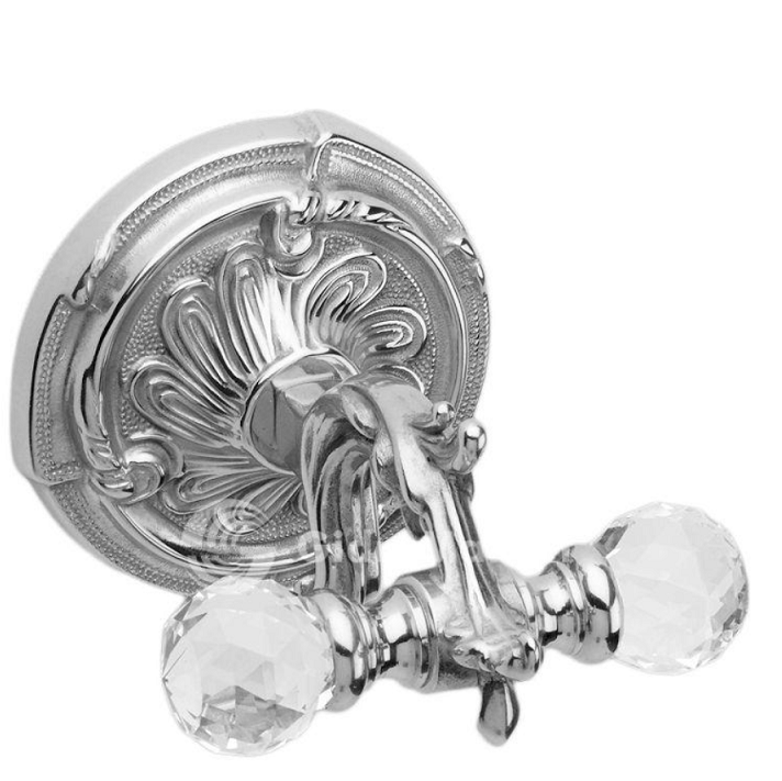 Крючок двойной подвесной ARTMAX Barocco Crystal AM-1784-Cr-C