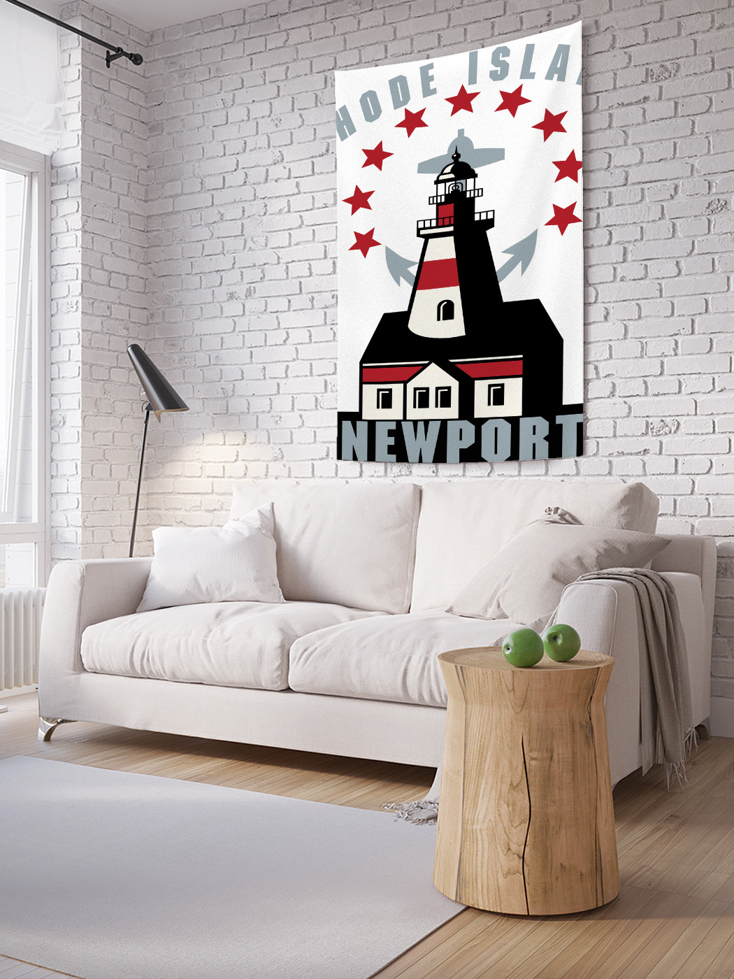 

Вертикальное фотопанно на стену JoyArty Порт Род-Айленд 100x150 см, Порт Род-Айленд