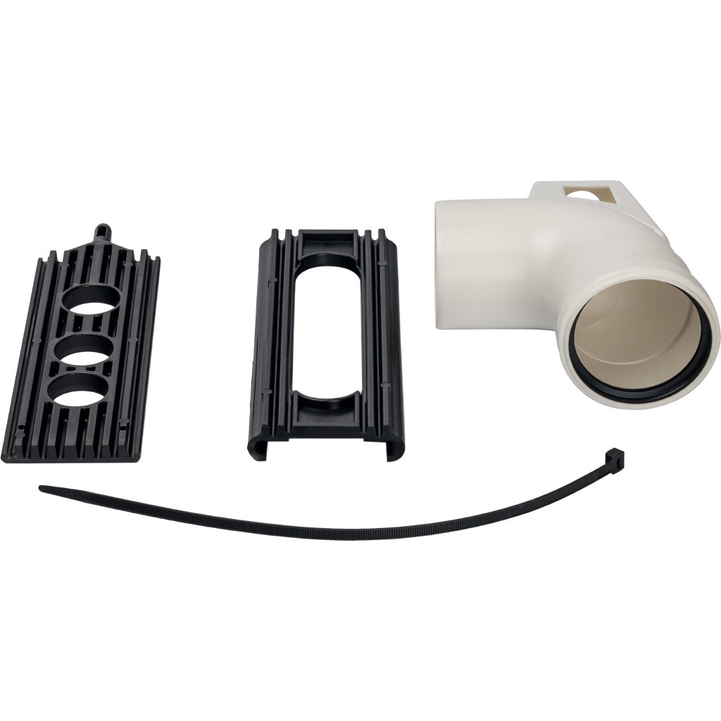 

Отвод STOUT 87° O80 м/п PP-FE, Белый