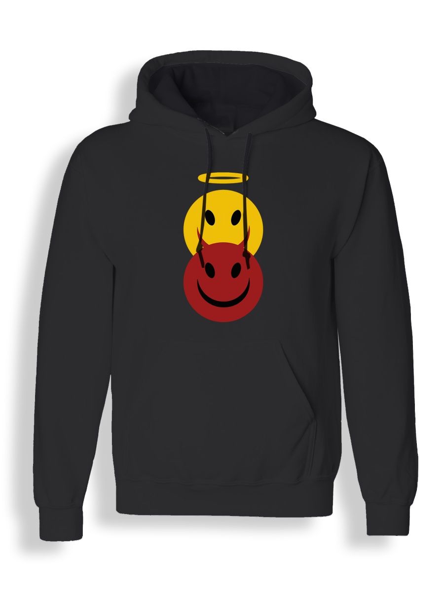 

Худи унисекс СувенирShop Смайлы/Emoji/Smile 1 черное M, Черный, "Смайлы/Emoji/Smile" 1